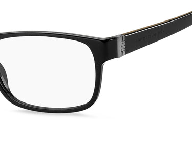 Premium Men Tommy Hilfiger Eyeglasses: TH 1818 - Black - SpecSMART Eye Clinic (Zoom View)